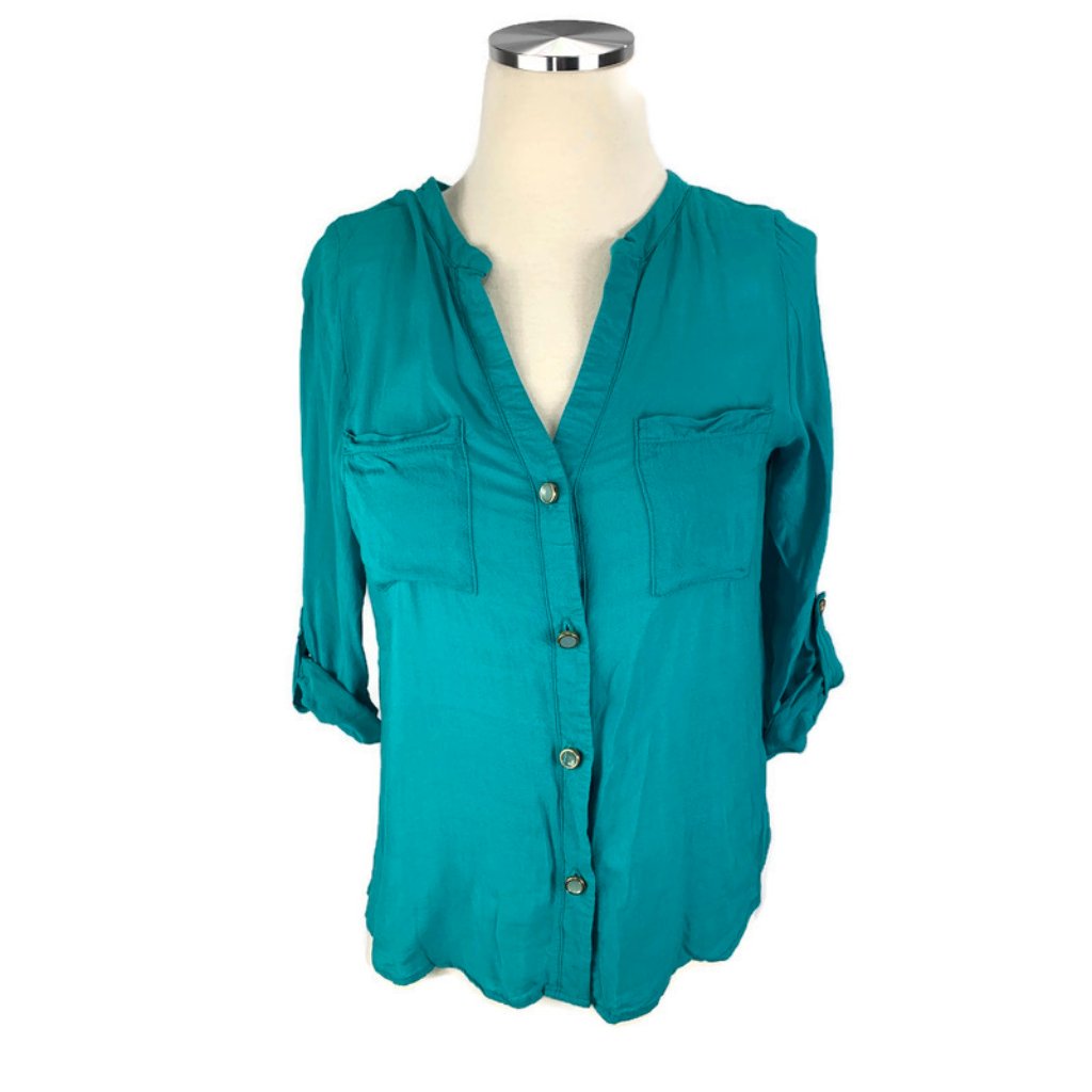 Needle & Thread Small Button Front Top